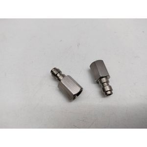 Set of 2 Universal M10*1 Female Connector, Quick-Disconnect Copper Plug Adapter